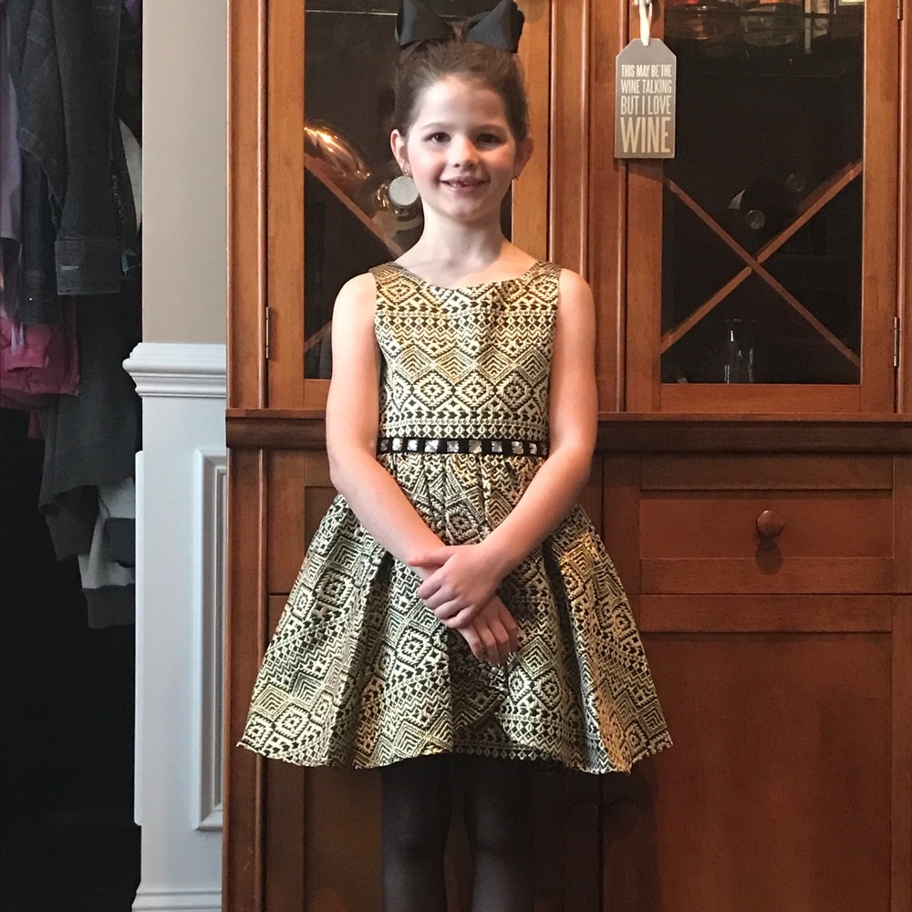 Girls party dress worn only 1x. Super cute!